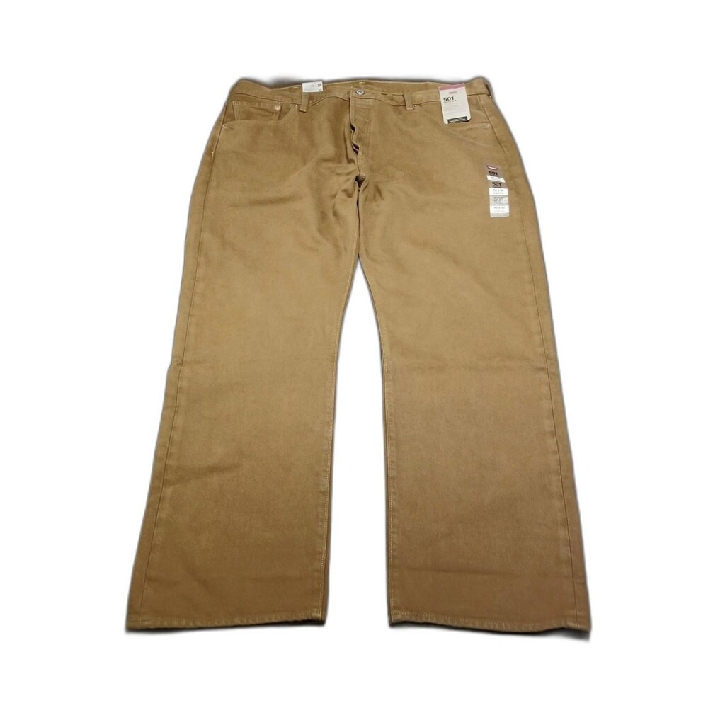 Levi's 501 Jeans Men's Size 40x30 Brown Button Fly 100% Cotton New NOS (41×30)